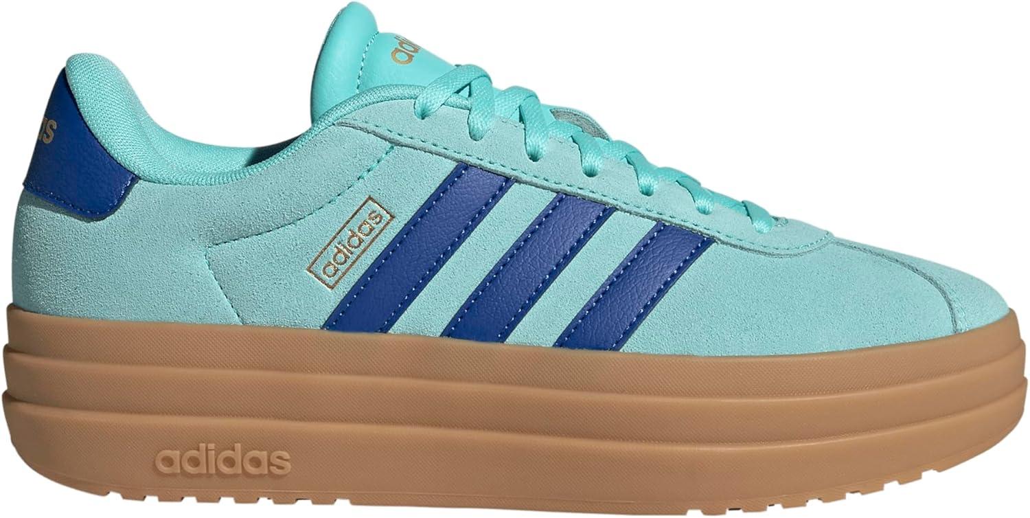 image:imageAdidas Womens Vl Court30Flash AquaTeam Royal BlueGold Metallic