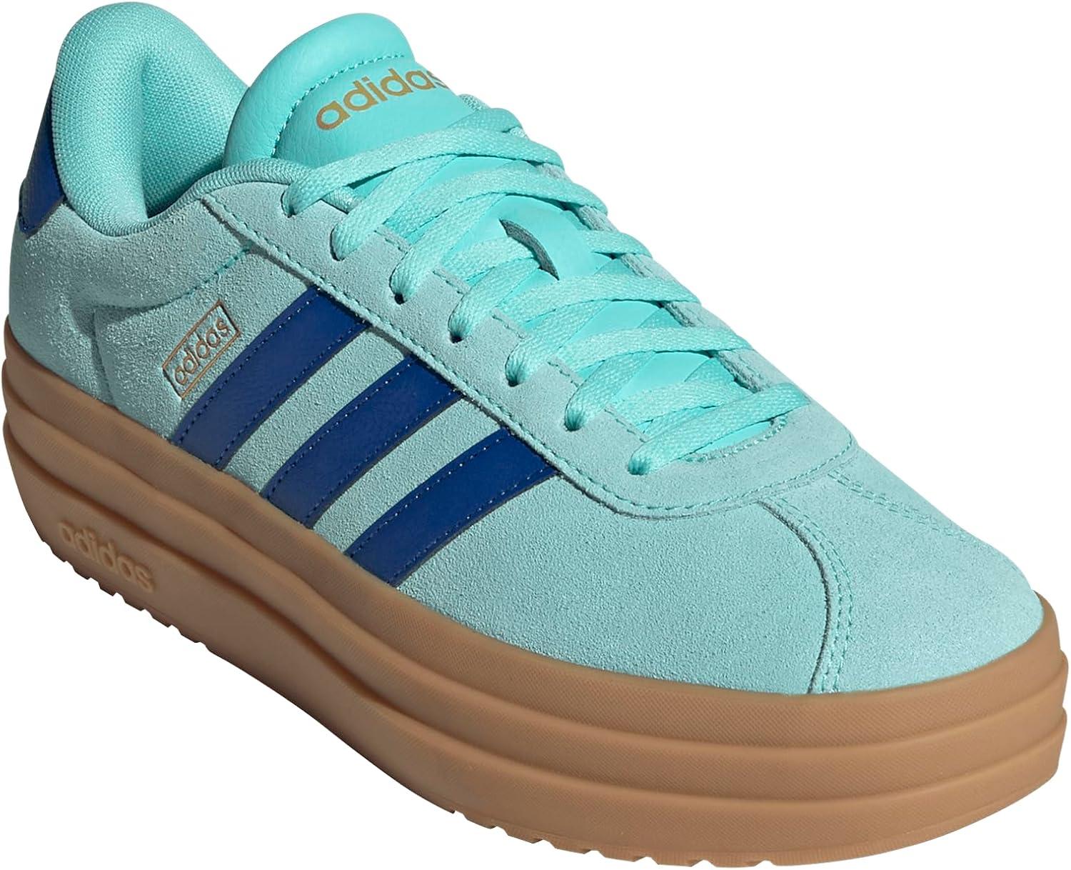 image:imageAdidas Womens Vl Court30Flash AquaTeam Royal BlueGold Metallic