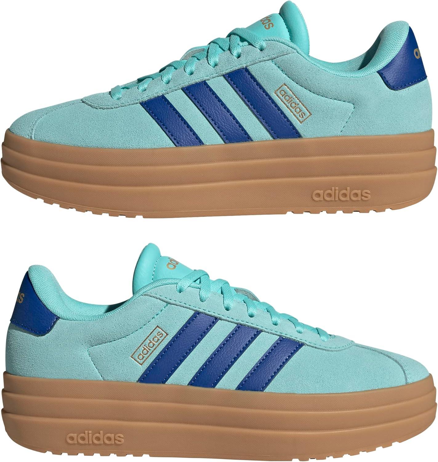 image:imageAdidas Womens Vl Court30Flash AquaTeam Royal BlueGold Metallic
