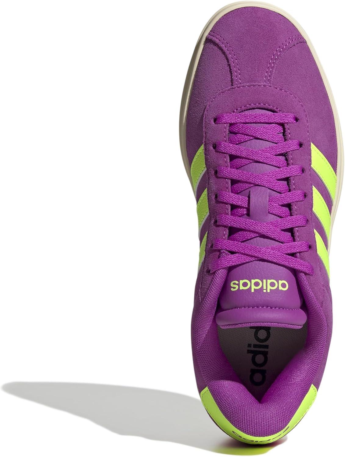 image:imageAdidas Womens Vl Court30Flash PinkLucid LemonSilver Metallic