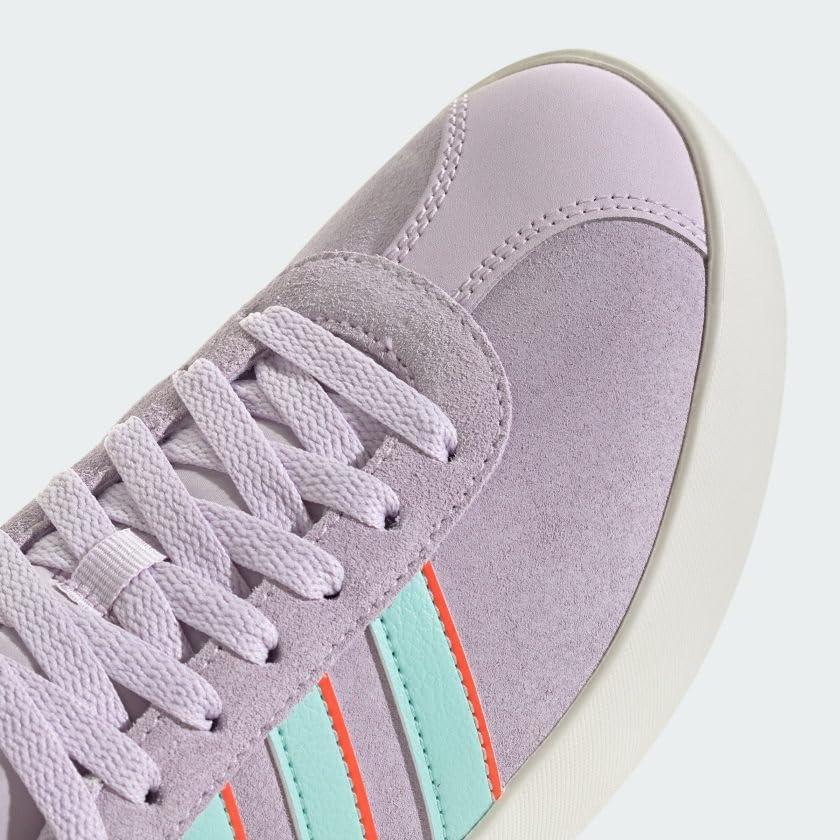image:imageAdidas Womens Vl Court30Ice LavenderSemi Flash AquaSolar Red