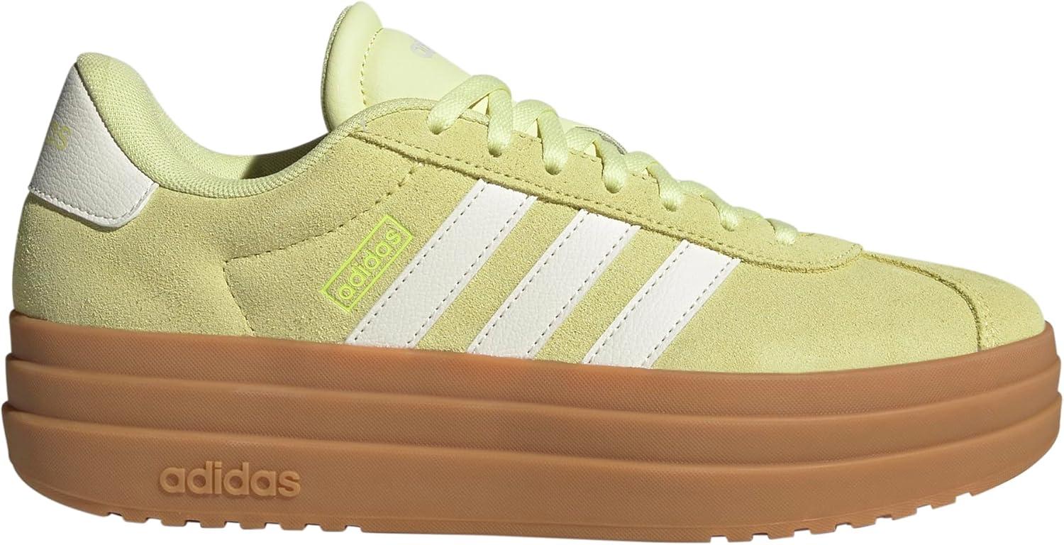 image:imageAdidas Womens Vl Court30Ice YellowOff WhiteLucid Lemon