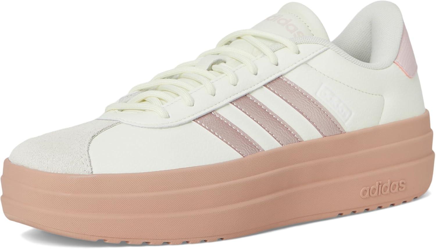 image:imageAdidas Womens Vl Court30IvorySandy Pink MetSandy Pink