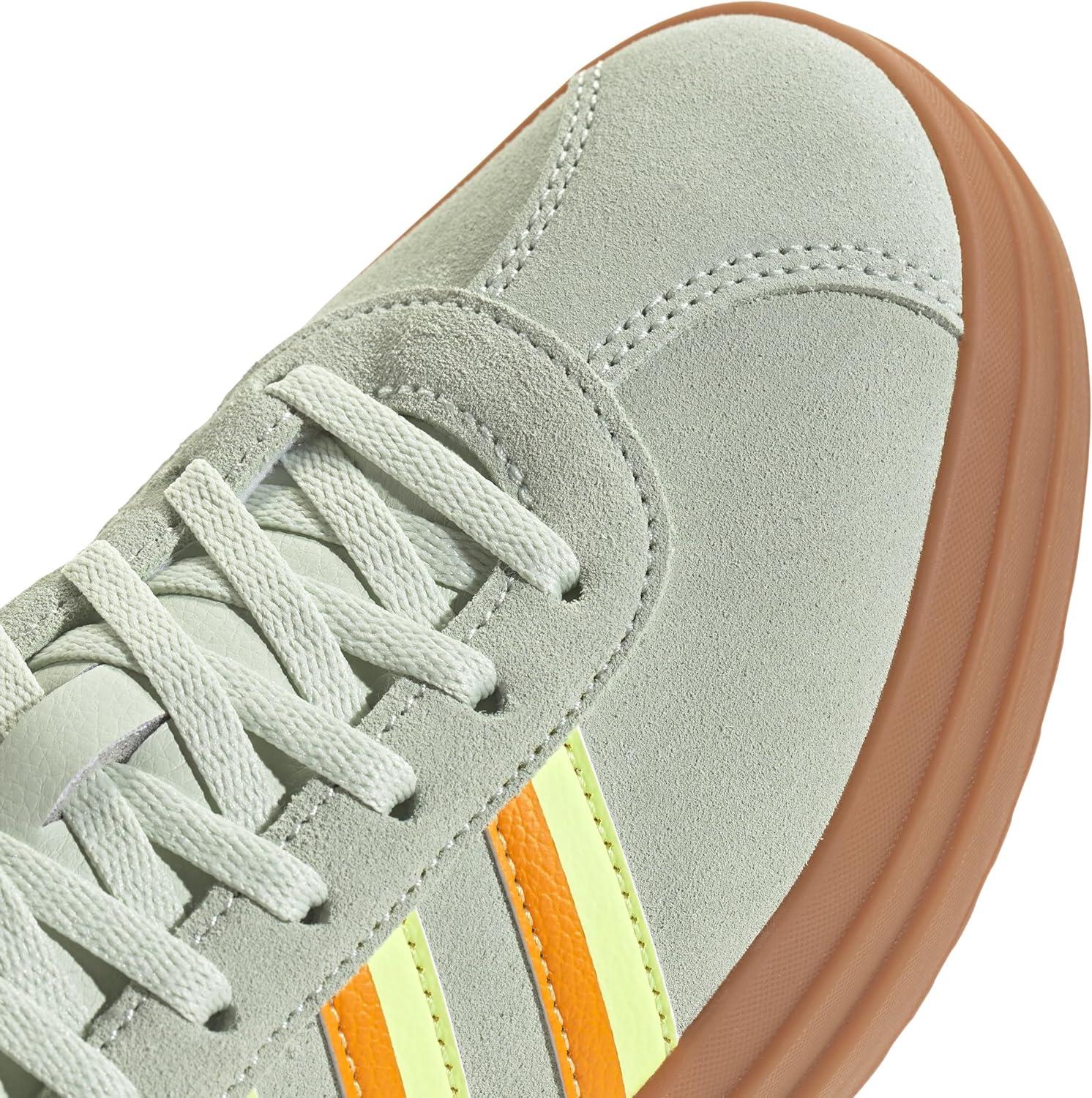 image:imageAdidas Womens Vl Court30Linen GreenCrew OrangeYellow