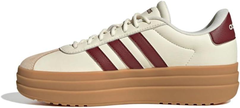 image:imageAdidas Womens Vl Court30Off WhiteShadow RedCrystal Sand