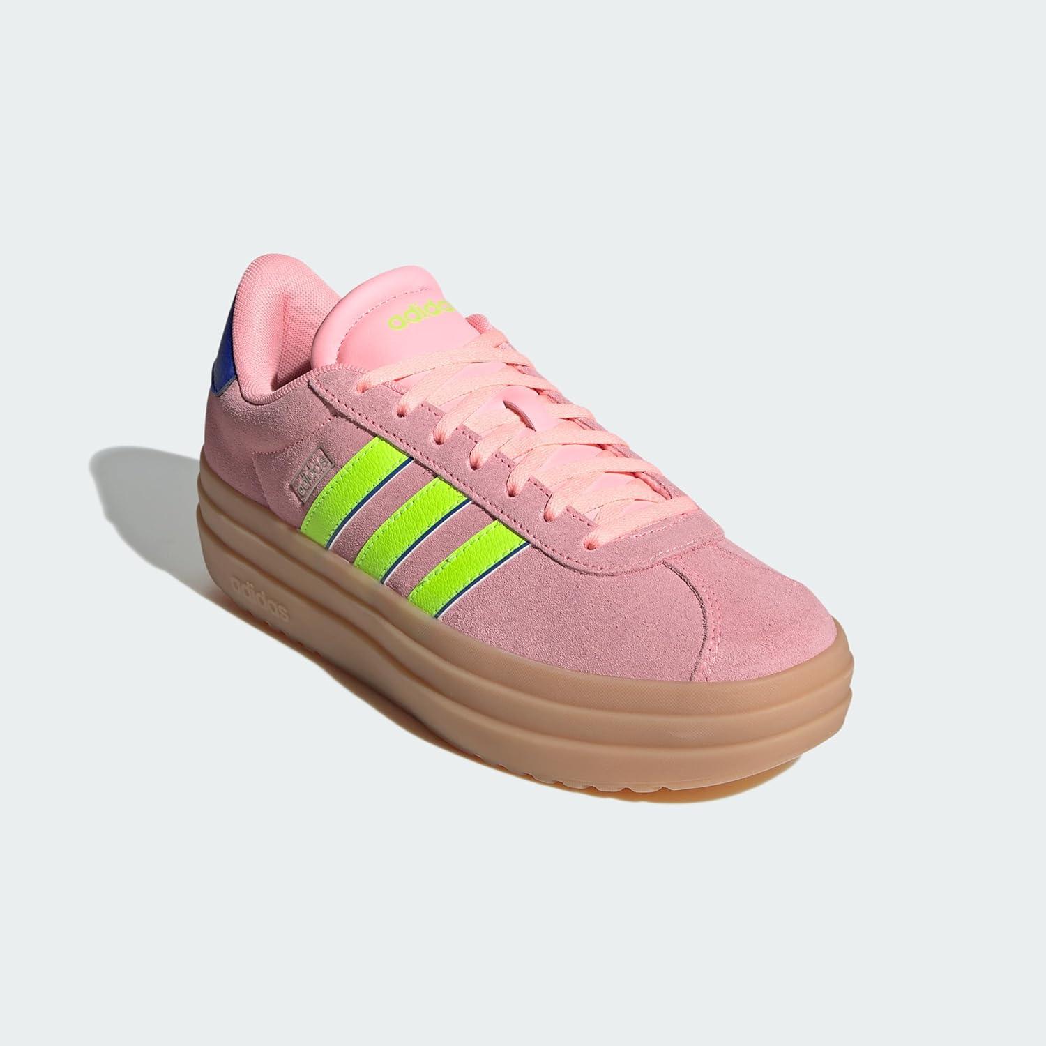 image:imageAdidas Womens Vl Court30Pink SparkLucid LemonLucid Blue