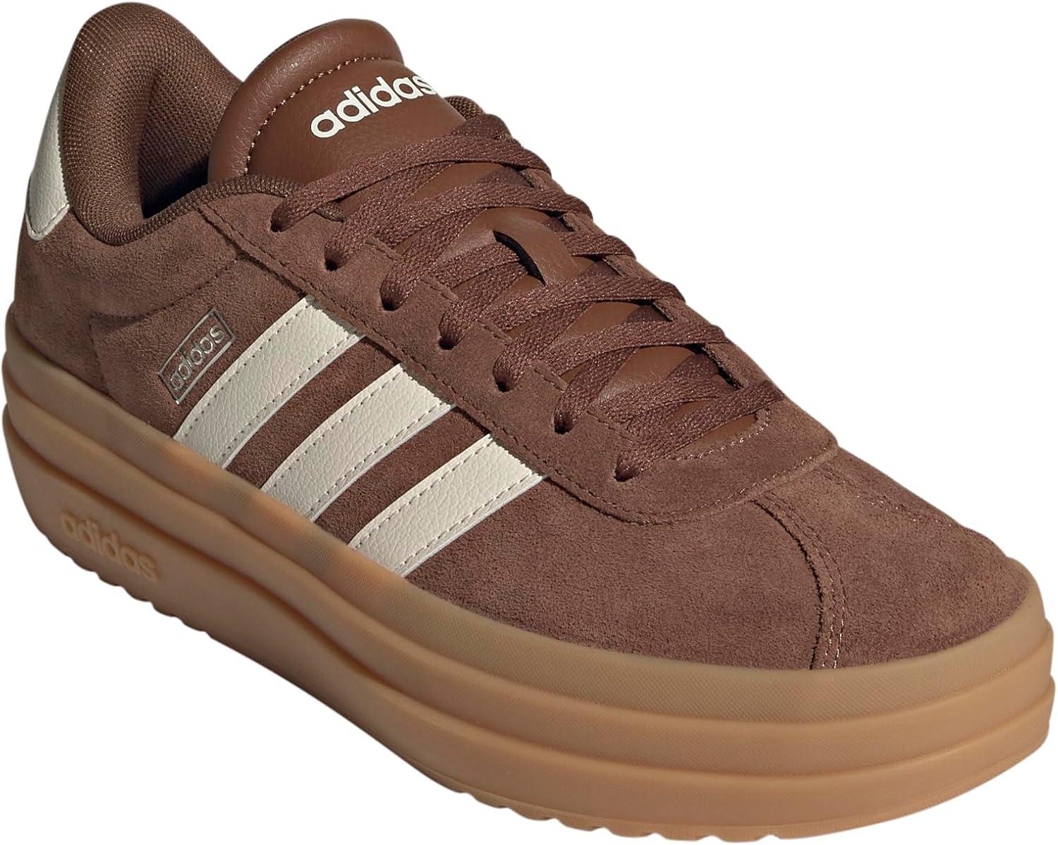 image:imageAdidas Womens Vl Court30Preloved BrownChalk WhiteWonder Beige