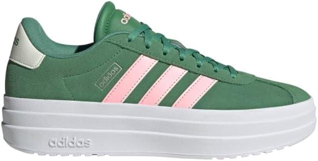 image:imageAdidas Womens Vl Court30Preloved GreenPink SparkIvory