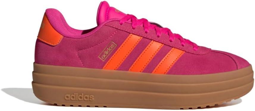 image:imageAdidas Womens Vl Court30Shock PinkWhiteGold Metallic