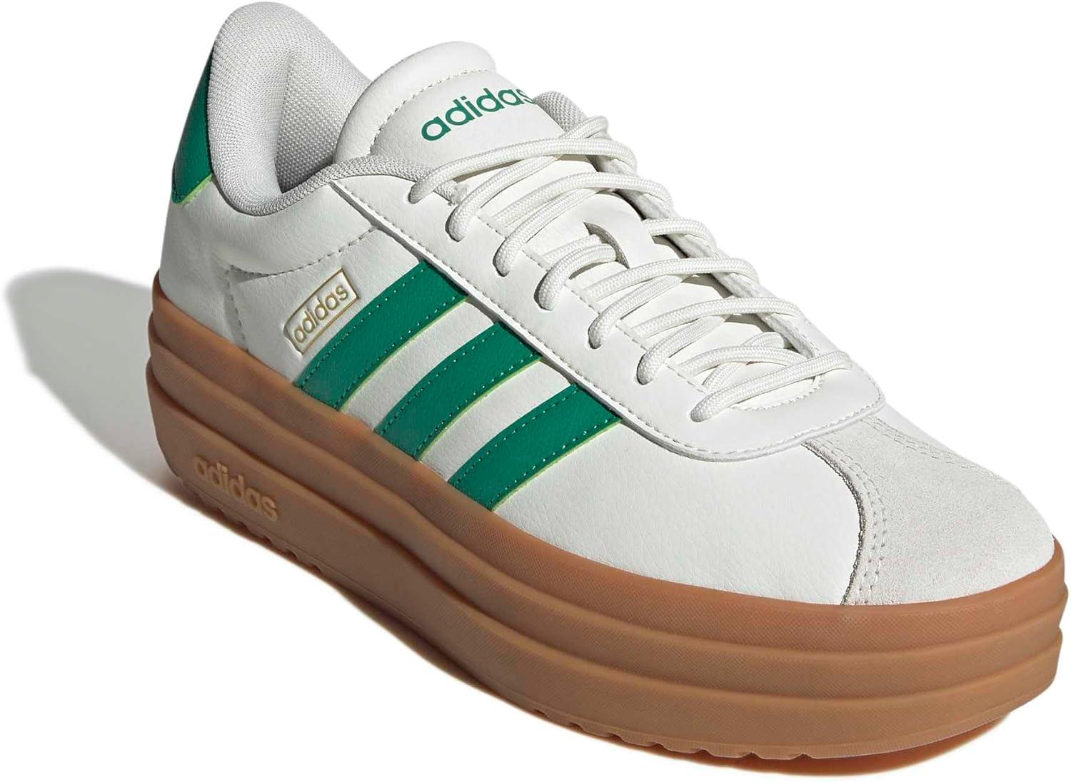 image:imageAdidas Womens Vl Court30WhiteCourt GreenGold Metallic