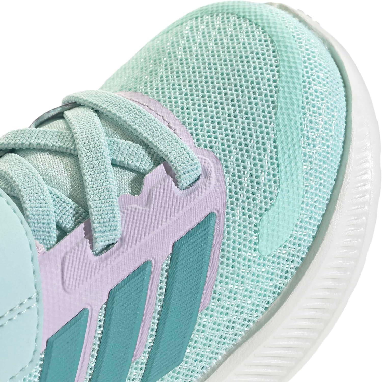 image:imageadidas Baby Run Falcon 5 Elastic Lace ampamp Strap ShoeHalo MintMint TonIce Lavender