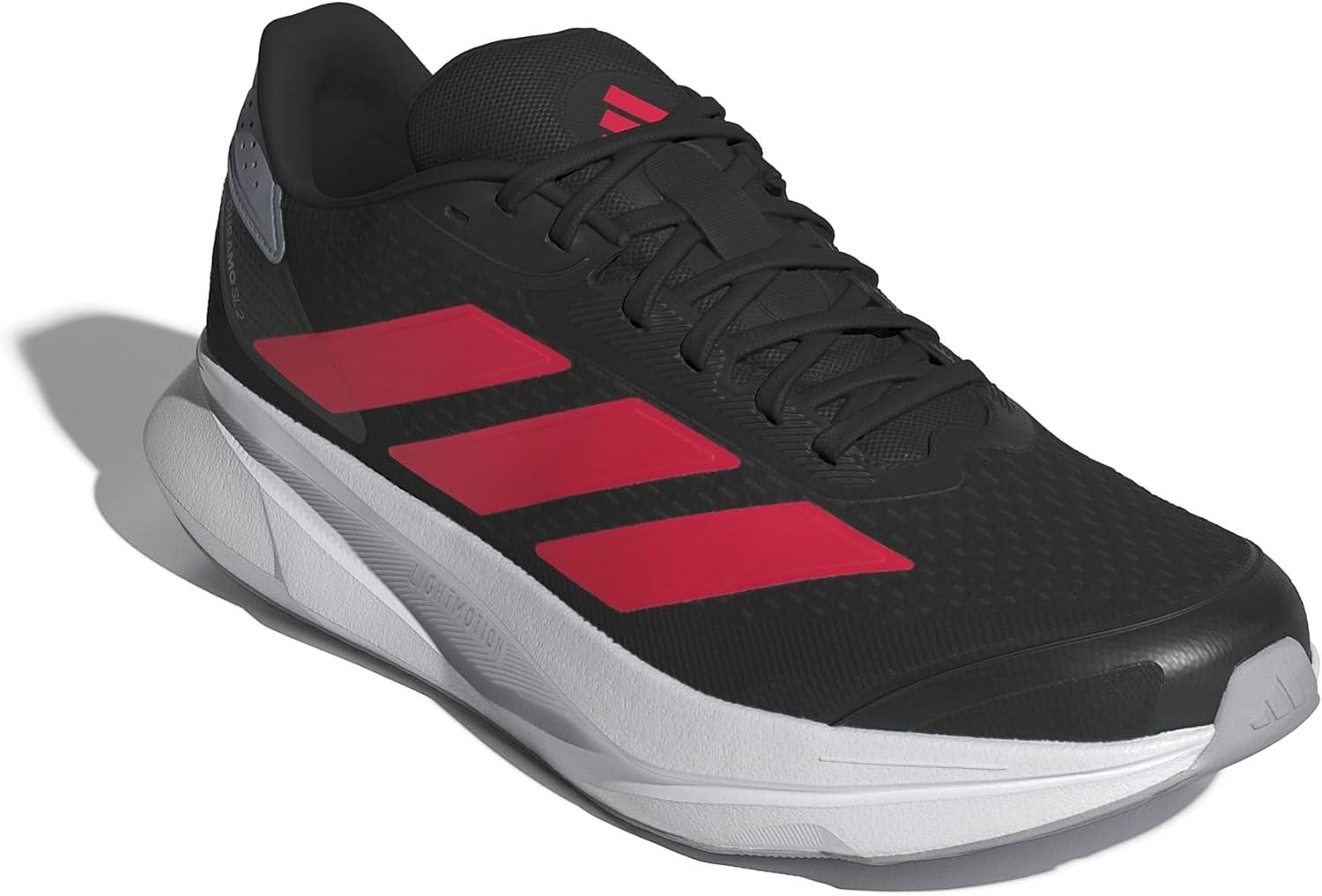 image:imageadidas Mens Duramo Sl 2 Running ShoeBlackLucid RedHalo Silver