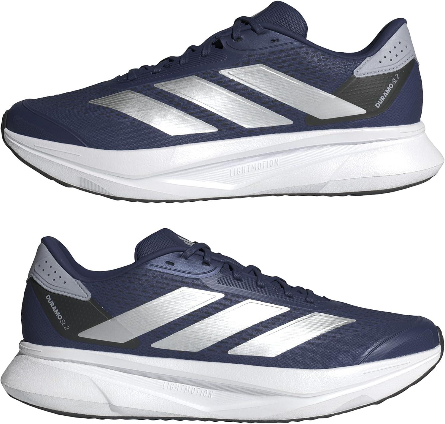image:imageadidas Mens Duramo Sl 2 Running ShoeDark Blue Silver Metallic Halo Silver