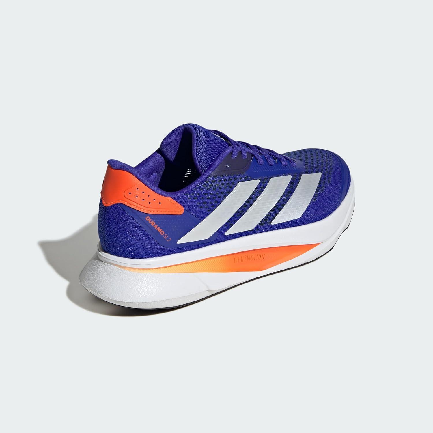 image:imageadidas Mens Duramo Sl 2 Running ShoeLucid Blue Zero Metalic Impact Orange