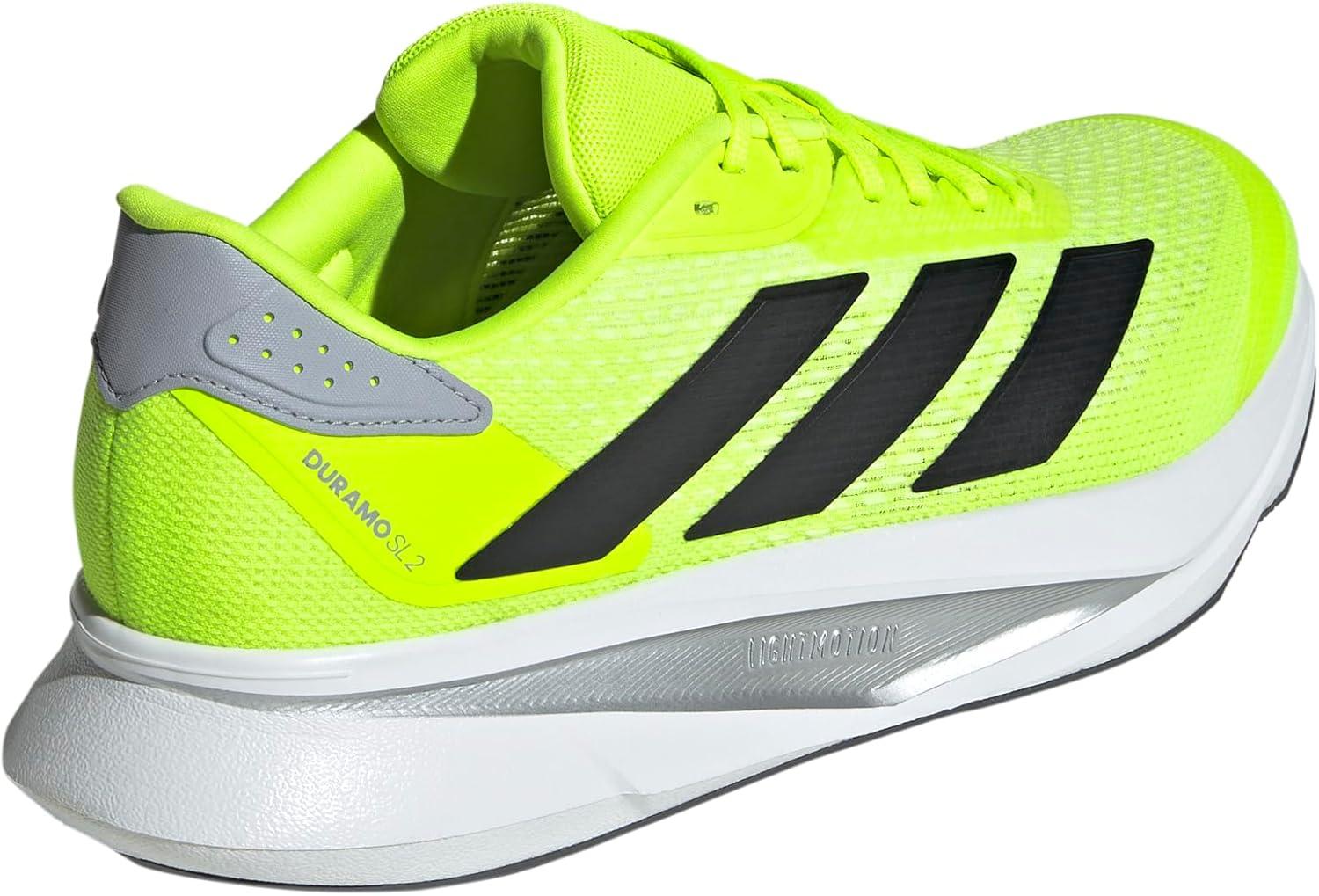 image:imageadidas Mens Duramo Sl 2 Running ShoeLucid LemonBlackHalo Silver