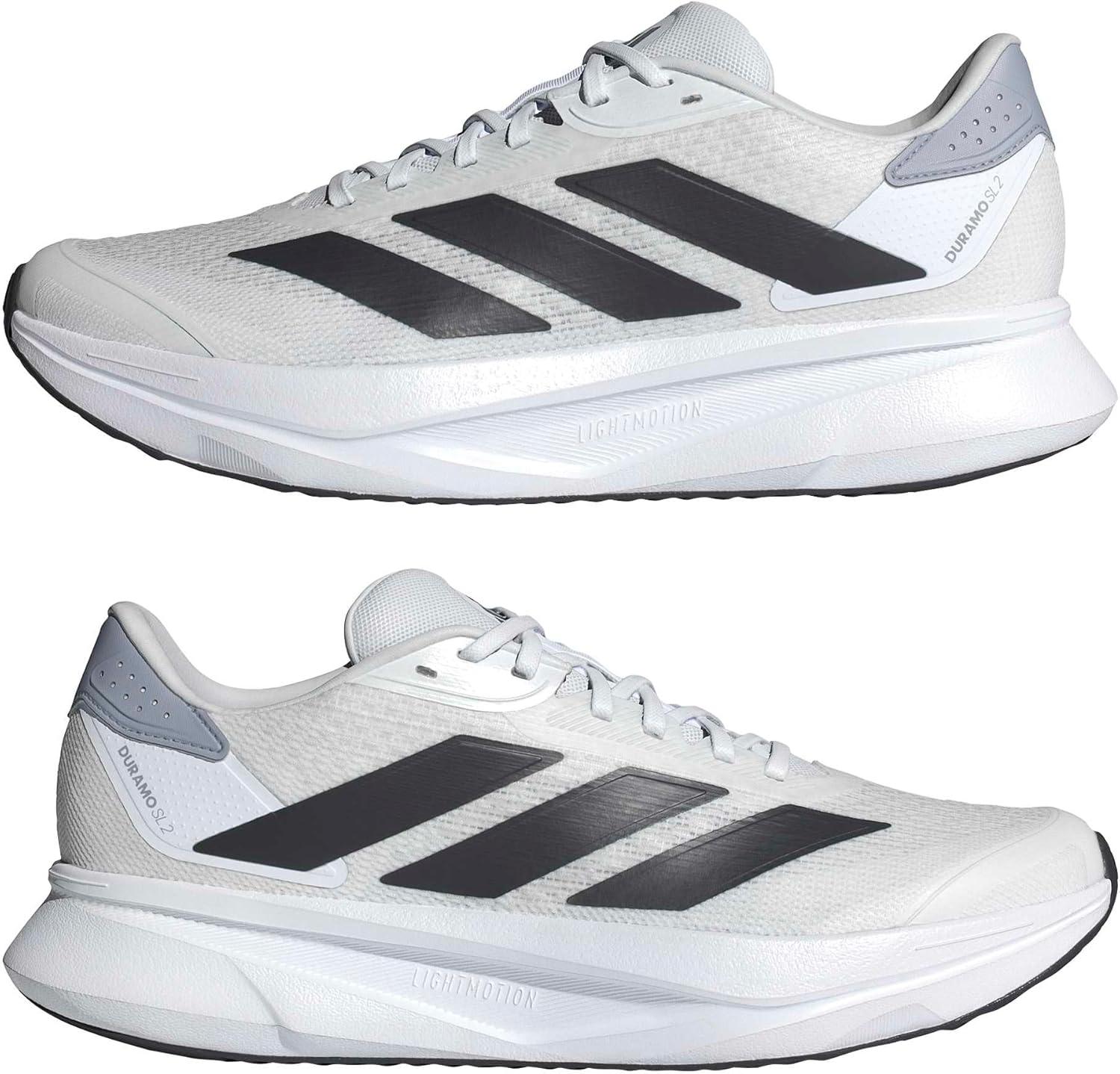 image:imageadidas Mens Duramo Sl 2 Running ShoeWhiteBlackHalo Silver