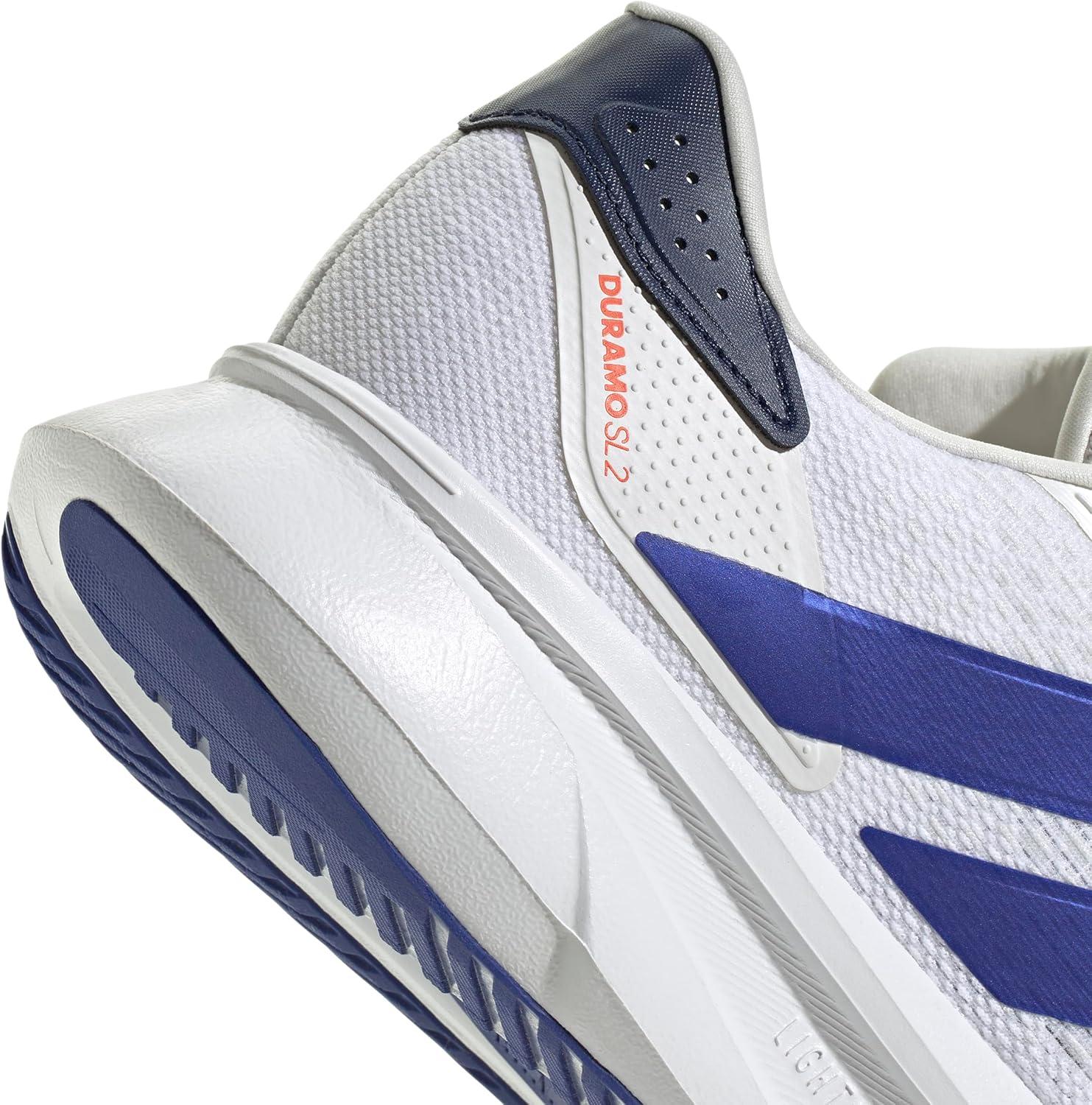 image:imageadidas Mens Duramo Sl 2 Running ShoeWhiteLucid BlueDark Blue