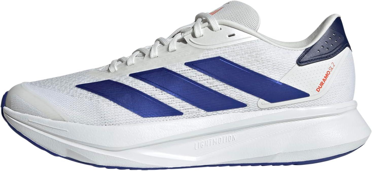 image:imageadidas Mens Duramo Sl 2 Running ShoeWhiteLucid BlueDark Blue