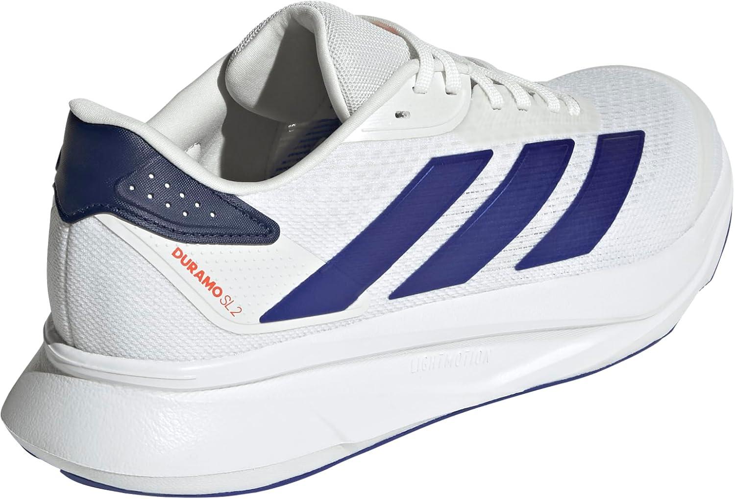 image:imageadidas Mens Duramo Sl 2 Running ShoeWhiteLucid BlueDark Blue