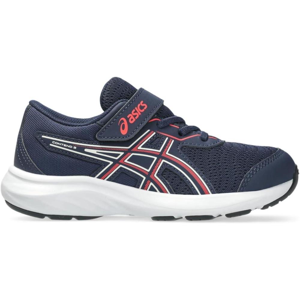 image:imageASICS Boys Contend 9 Ps ToddlerLittle KidMidnightFlash Red