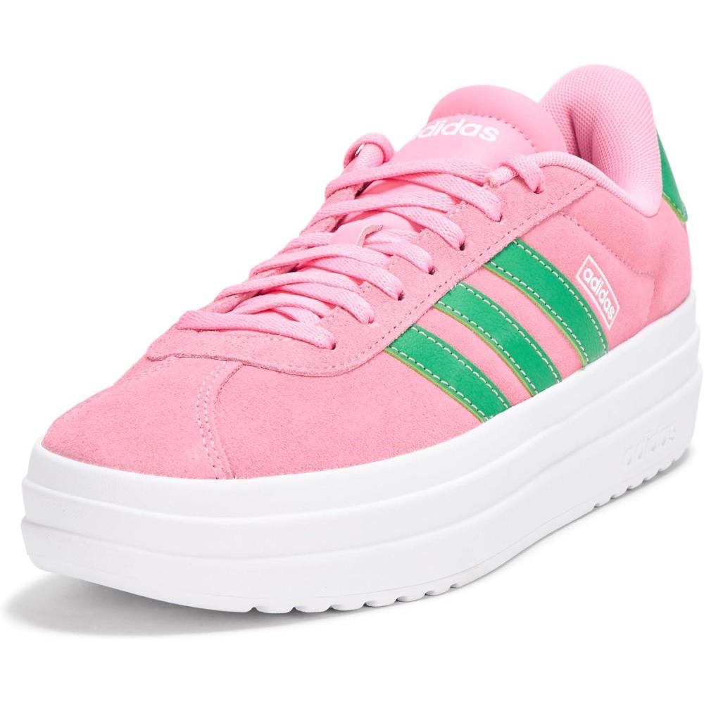 image:imageAdidas Womens Vl Court30Bliss PinkGreenWhite