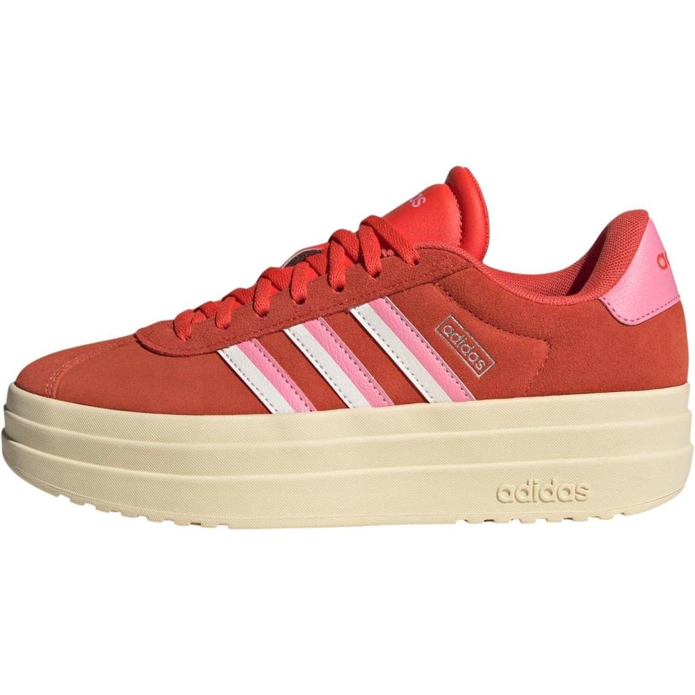 image:imageAdidas Womens Vl Court30Bright RedBliss PinkCloud White