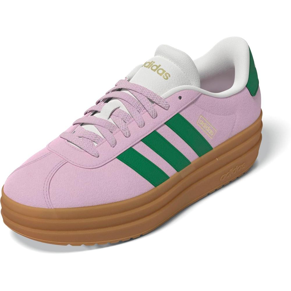 image:imageAdidas Womens Vl Court30Clear PinkCourt GreenChalk White