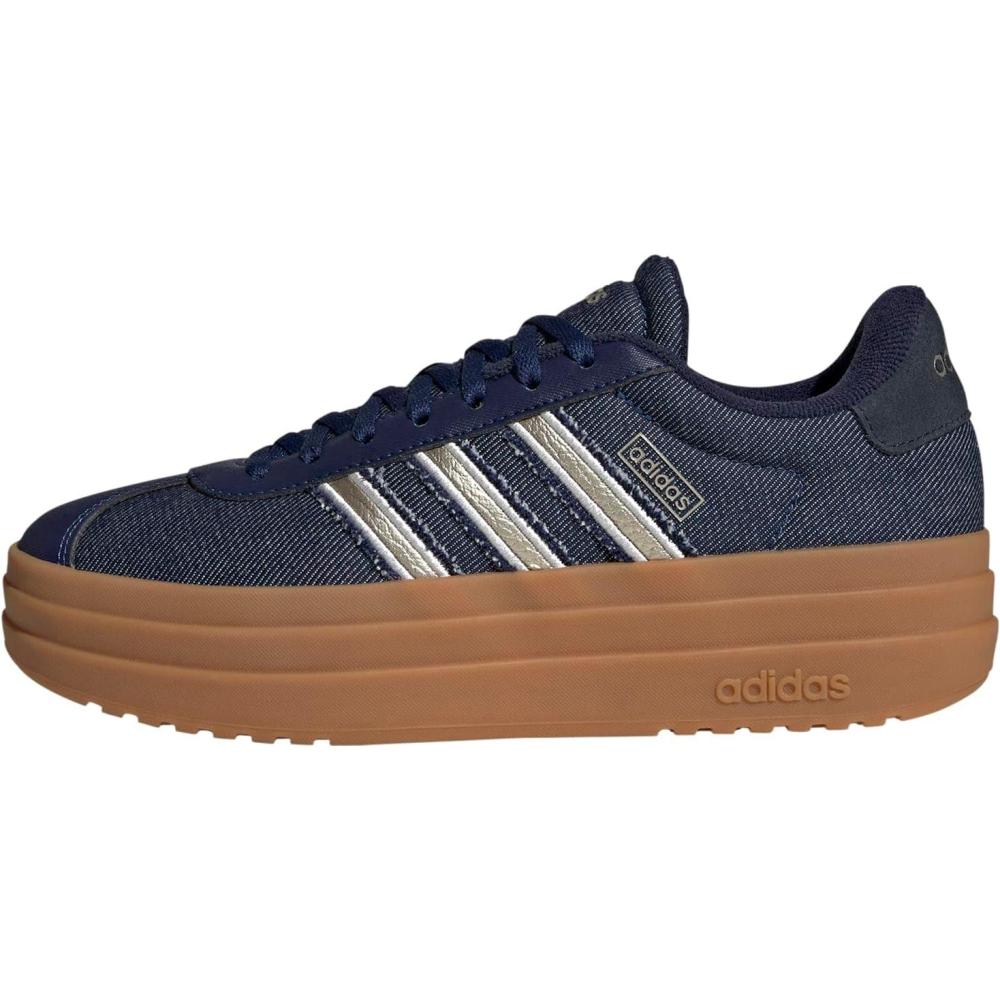 image:imageAdidas Womens Vl Court30Dark BlueCyber MetallicAurora Ink