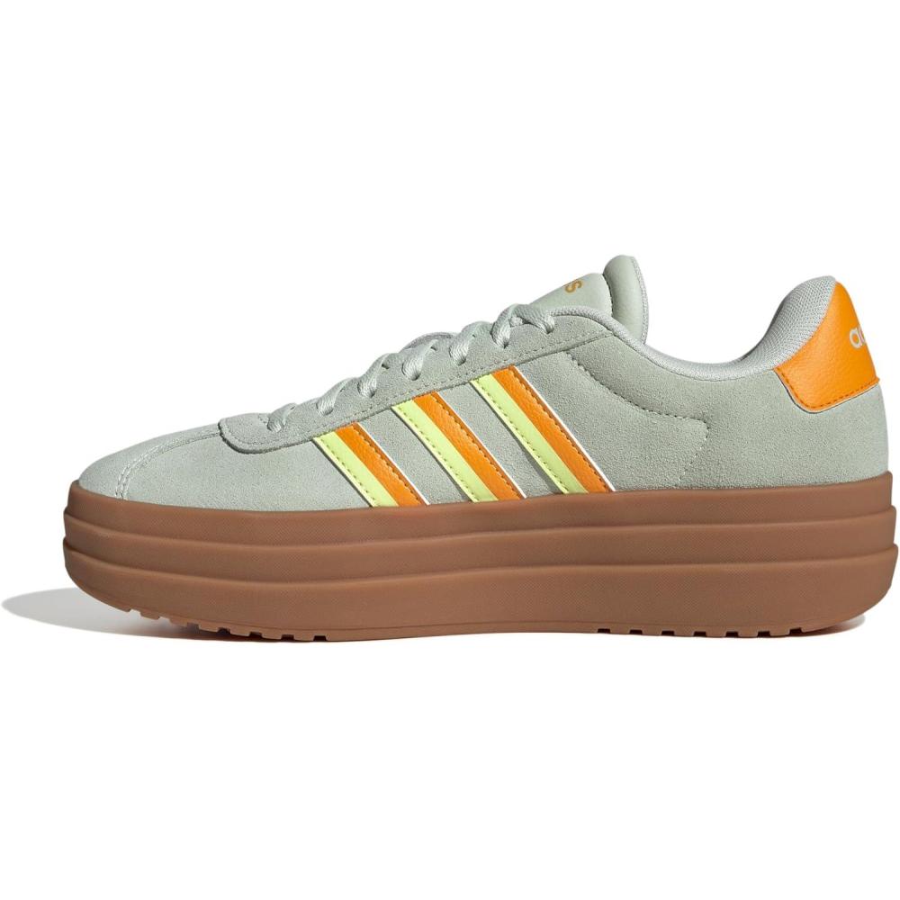 image:imageAdidas Womens Vl Court30Linen GreenCrew OrangeYellow