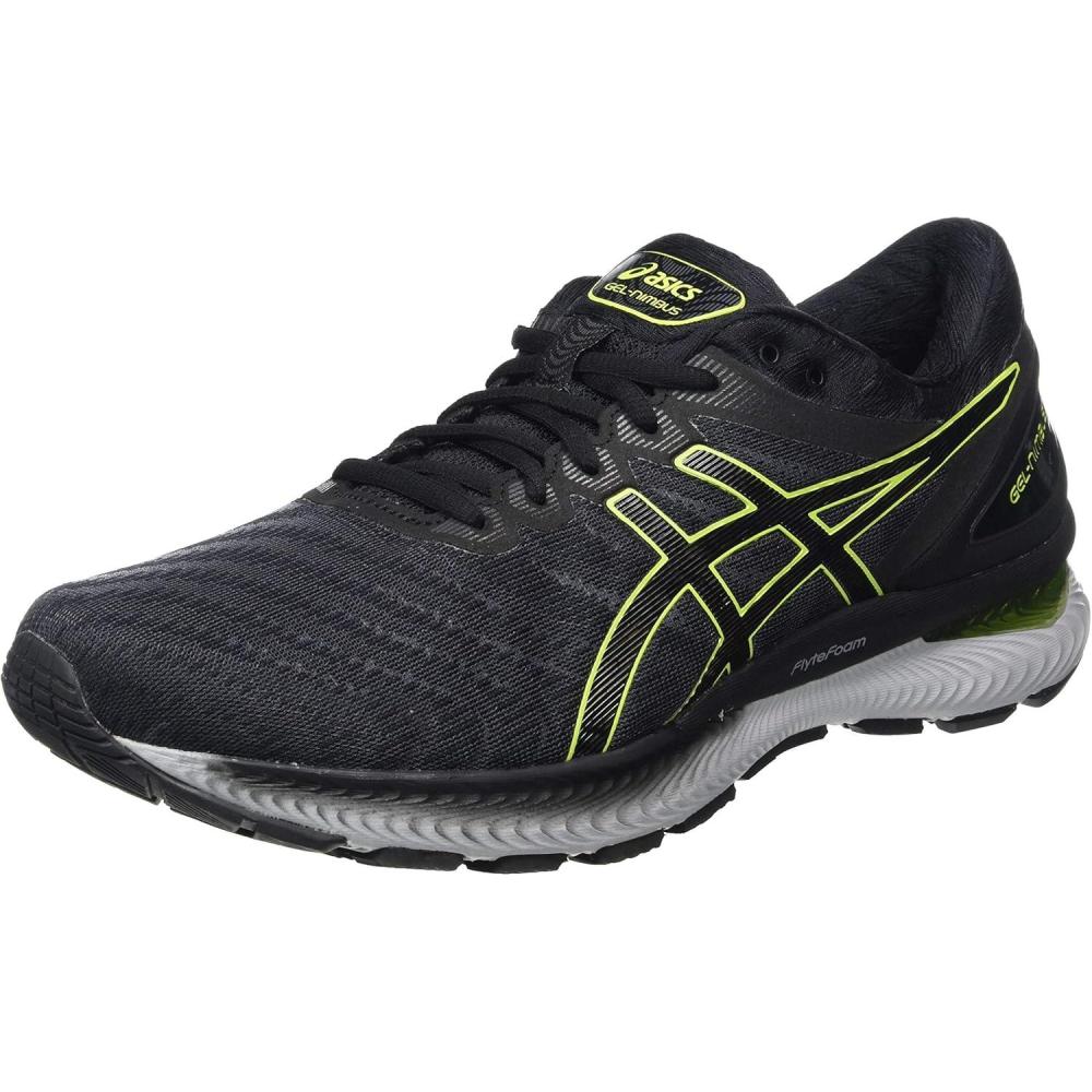 image:imageAsics Mens GelNimbus Lite Running ShoesCarrier Grey Lime Zest