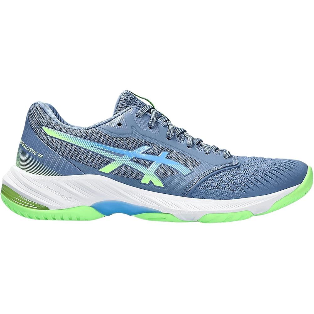 image:imageAsics Mens Netburner Ballistic FlyteFoam 3 Volleyball ShoeDenim Blue Waterscape