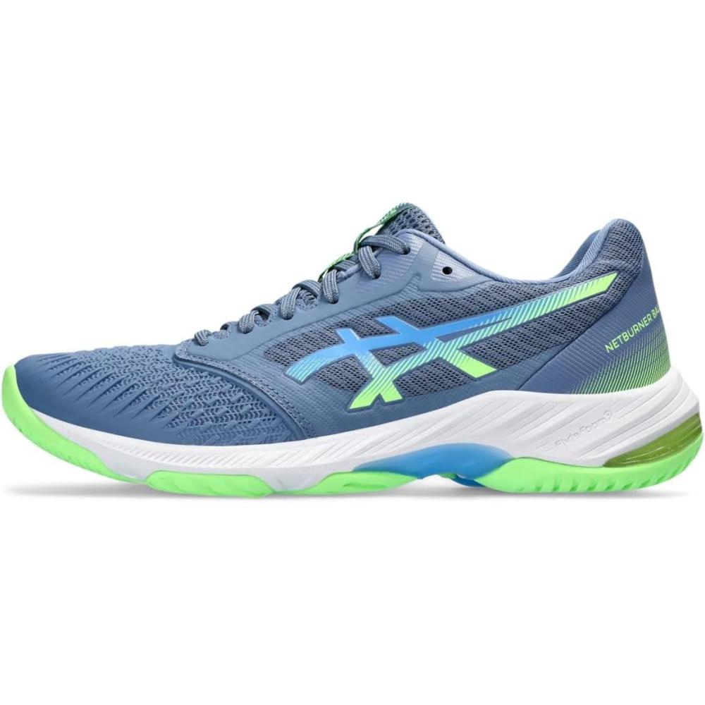 image:imageAsics Mens Netburner Ballistic FlyteFoam 3 Volleyball ShoeDenim BlueWaterscape