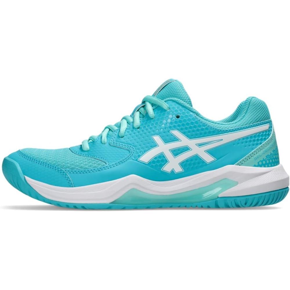 image:imageAsics Womens GelDedicate 8 Pickleball ShoesEnergy AquaWhite