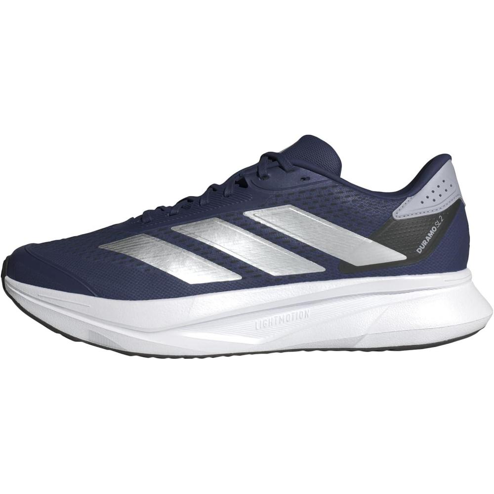image:imageadidas Mens Duramo Sl 2 Running ShoeDark Blue Silver Metallic Halo Silver