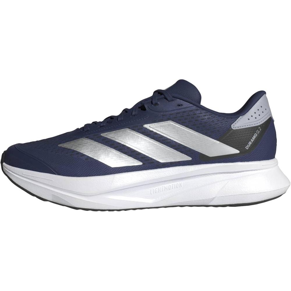 image:imageadidas Mens Duramo Sl 2 Running ShoeDark BlueSilver MetallicHalo Silver