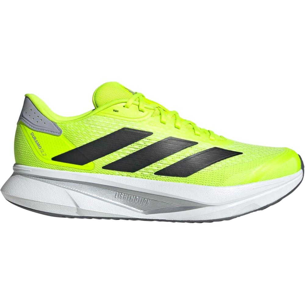 image:imageadidas Mens Duramo Sl 2 Running ShoeLucid LemonBlackHalo Silver