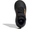 adidas Baby Run Falcon 5 Elastic Lace & Strap Shoe(Black/Spark/Pink Spark)