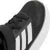 adidas Baby Run Falcon 5 Elastic Lace & Strap Shoe(Black/White/Lucid Red)