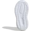 adidas Baby Run Falcon 5 Elastic Lace & Strap Shoe(Black/White/White)