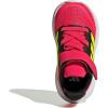 adidas Baby Run Falcon 5 Elastic Lace & Strap Shoe(Lucid Red/Lucid Lemon/Black)