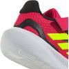 adidas Baby Run Falcon 5 Elastic Lace & Strap Shoe(Lucid Red/Lucid Lemon/Black)