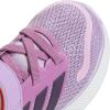 adidas Baby Run Falcon 5 Elastic Lace & Strap Shoe(Powder Plum/Aurora Plum/Lucid Red)