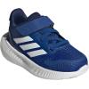 adidas Baby Run Falcon 5 Elastic Lace & Strap Shoe(Team Royal Blue/White/Dark Blue)
