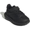 adidas Baby Run Falcon 5 Elastic Lace & Strap Shoe(Black/Black/Black)