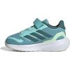 adidas Baby Run Falcon 5 Elastic Lace & Strap Shoe(Mint Ton/Preloved Teal/Semi Green Spark)