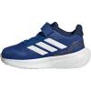 adidas Baby Run Falcon 5 Elastic Lace & Strap Shoe(Team Royal Blue/White/Dark Blue)