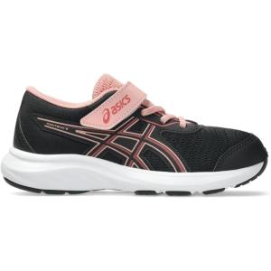 ASICS Boys Contend 9 Ps (Toddler/Little Kid)(Black/Dark Pink Clay)