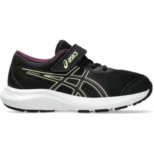 ASICS Boys Contend 9 Ps (Toddler/Little Kid)(Black/Deep Mauve)