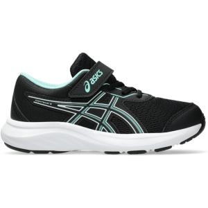 ASICS Boys Contend 9 Ps (Toddler/Little Kid)(Black/Illuminate Mint)