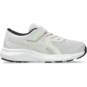 ASICS Boys Contend 9 Ps (Toddler/Little Kid)(Glacier Grey/Illuminate Green)
